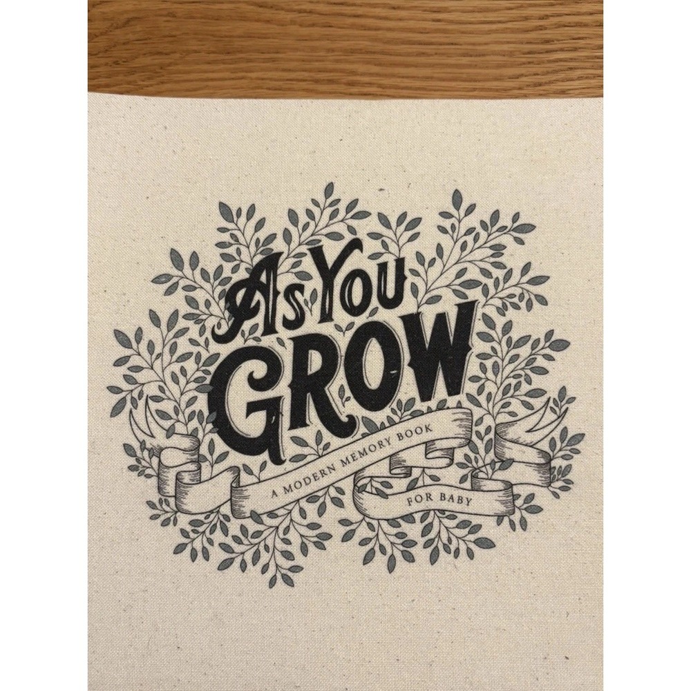 As You Grow A Modern Memory Book For Baby